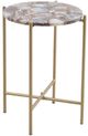 Bassett Mirror Lonna Gold Accent Table-0