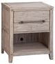 American WoodCrafters Aurora 5-Piece Whitewash King Panel Bedroom Set-4