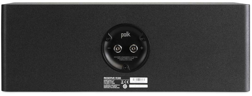 Polk Audio® R300 Black Center Channel Speaker | Primetime Audio Video