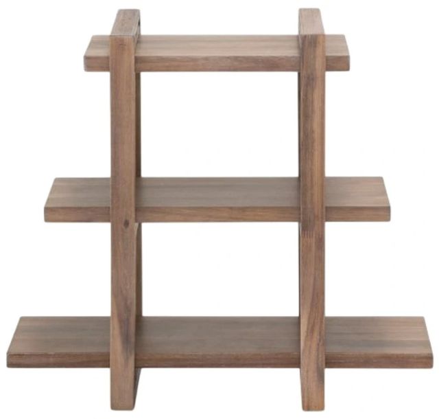 Michael Amini® Hudson Ferry Driftwood Chair Side Table-1