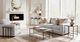 Bassett® Furniture Anson Chrome 82" Track Arm Sofa-5