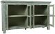 Jofran Inc. Rustic Shores Surfside Blue 4-Door Low Accent Cabinet-3