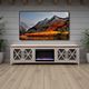 Legends Home Ithaca Bourbon/Sandstone 96" Fireplace Console-1