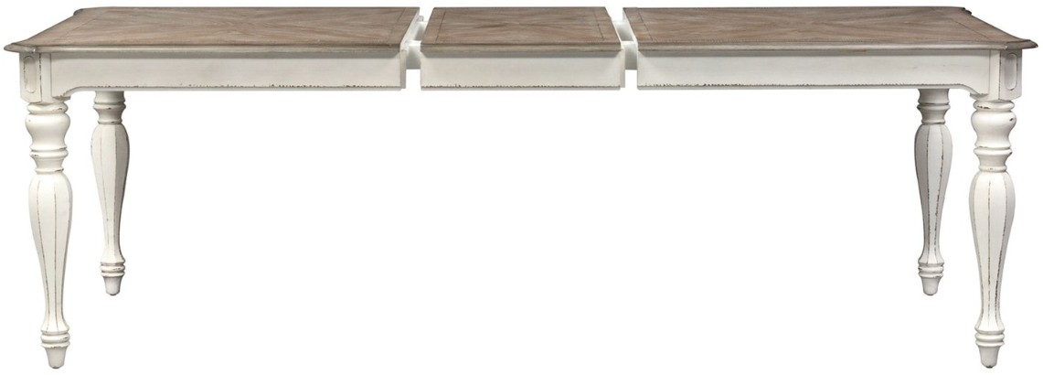 Magnolia Manor 108-Inch Rectangular Wood Extendable Dining Table - Thumbnail 5