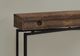 Monarch Specialties Inc. Brown Reclaimed Wood 42"L Console Table with Black Metal Base -2