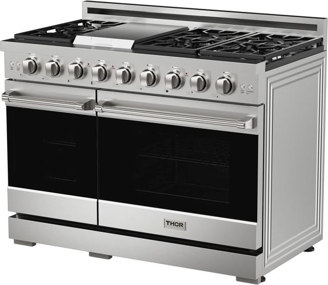 Thor Kitchen® Gordon Ramsay Series 48" Stainless Steel Pro Style Gas Range-2