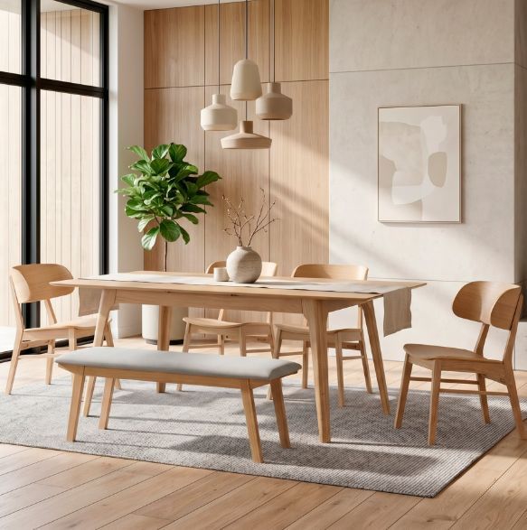 Winners Only® Uptown Natural Oak Barrel Back Dining Side Chair-1