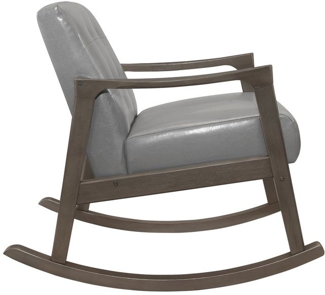 Mazin Furniture Auden Gray Upholstered Rocking Chair-2