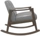 Mazin Furniture Auden Gray Upholstered Rocking Chair-2