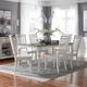 Liberty Furniture Magnolia Manor 7-Piece Antique White/Weathered Bark Optional Dining Table Set-1