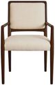 Bassett® Furniture Copenhagen Espresso/Parchment Upholstered Dining Chair-1