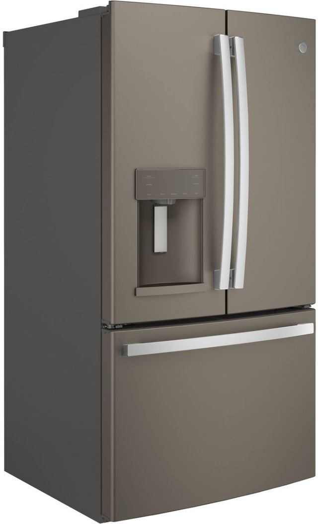 GE® 36 in. 27.7 Cu. Ft. Slate French Door Refrigerator-GFE28GMKES-4
