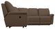 La-Z-Boy® Rigby 3-Piece Mahogany Curved Manual Reclining Sectional-1