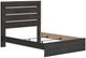 Signature Design by Ashley® Delmorta Dark Gray Queen Panel Bed-4