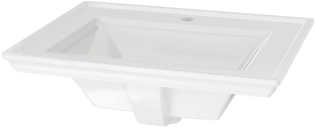 American Standard Town Square® S White Drop-In Sink with Center Hole Only-1