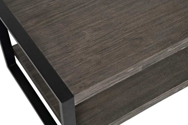 Jofran Inc. Pinnacle Platinum Cocktail Table with Black Frame-3