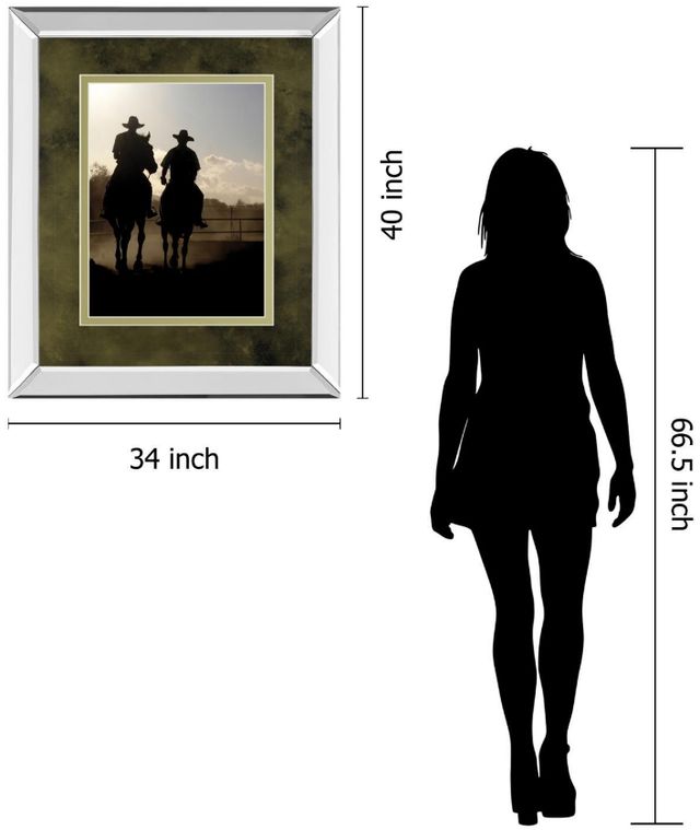 Classy Living Yann Siwiak Cavaliers Cowboys Wall Art-2