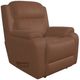 La-Z-Boy® Dorian Mocha Leather Manual Rocker Recliner-0