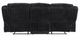 Homelegance® Goodland Black Manual Double Reclining Sofa-3