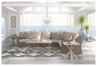 Signature Design by Ashley® Beachcroft 3-Piece Beige Gathering Seating-2