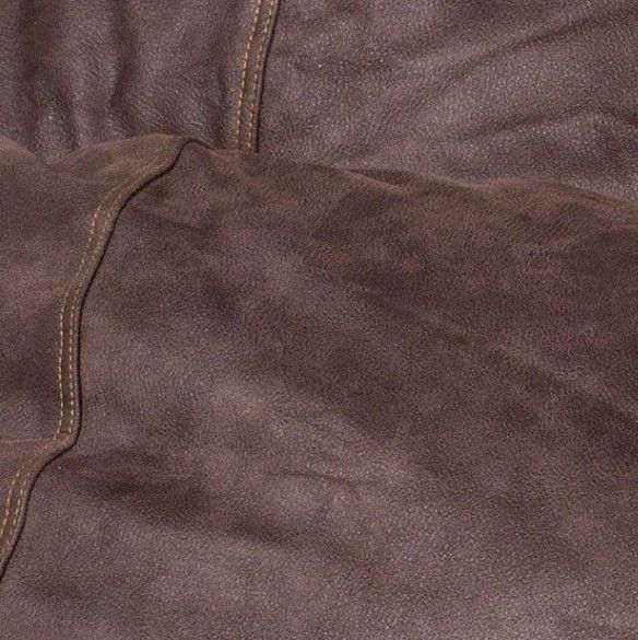 CordaRoy's® Coffee Faux Leather King Bean Bag Cover-1