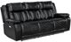 Homelegance® Huron Black Double Power Reclining Sofa-0