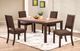 Winners Only® Venice Walnut Top Dining Table with Espresso Base-1