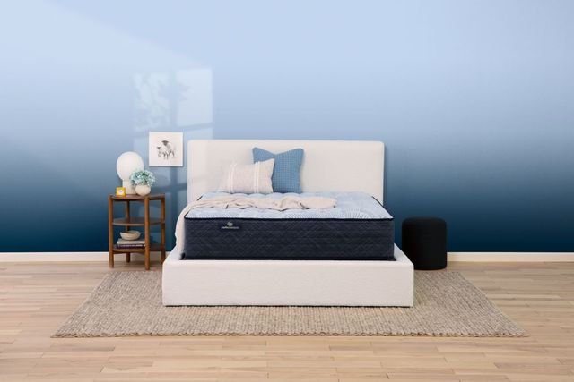 Serta® Perfect Sleeper® Blue Lagoon Nights 13.5" Wrapped Coil Medium Tight Top Twin Mattress-2
