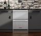 SKS Professional Series 24" Stainless Steel Undercounter Freezer/Refrigerator Door Panel and Handle Kit-2