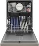 GE® 24" Finger Resistant Slate Built In Dishwasher with Sanitize Cycle and Dry Boost-3