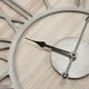 Olliix by Madison Park Mason Gray Wall Clock-1