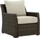 Signature Design by Ashley® Brook Ranch Brown Outdoor Lounge Chair-0