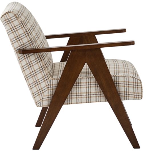 Best® Home Furnishings Customizable Field & Stream Home Bayden Accent Chair with Dark Walnut Legs-2