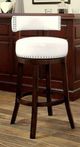 Furniture of America® Shirley 2-Piece Dark Oak/White Bar Stool Set-0