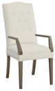 Fairfield® Customizable Entree Dining Camel Tall Button Back Arm Chair-0