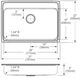 Elkay Lustertone® Classic Lustrous Satin 31" x 22" x 6" 1-Hole Single Bowl Drop-In ADA Sink-2