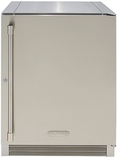 Alfresco™ PolarCore™ 24" 5.6 Cu. Ft. Stainless Steel Outdoor Single Door Under the Counter Refrigerator-0