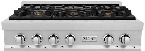 ZLINE 36" Satin Stainless Steel Gas Rangetop