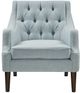 Olliix by Madison Park Dusty Blue Qwen Button Tufted Accent Chair-0