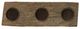 A & B Home Black/Brown Antique Carved 3-Pillar Candle Holder-3