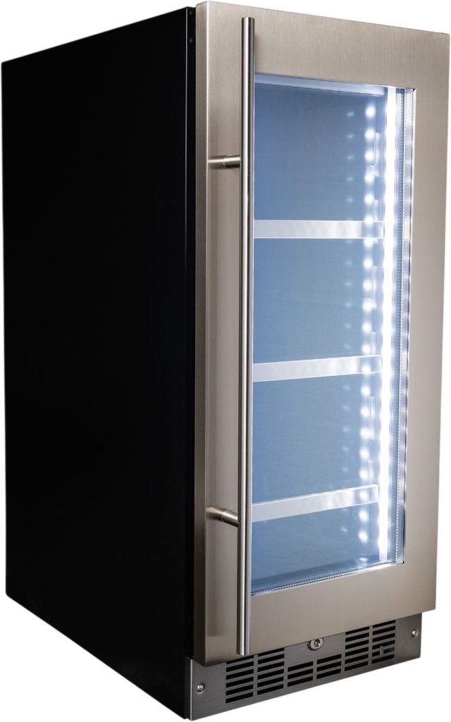 Silhouette® Pro Gen 2 - 15" 3.1 Cu. Ft. Stainless Steel Built-In Beverage Center-2