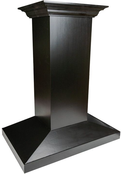 ZLINE Designer Series 36" Black Island Mount Range Hood-3