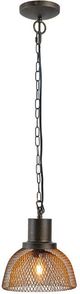 A & B Home Black Small Netted Chandelier-0