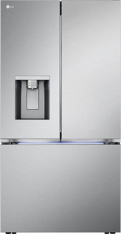 LG 36 in. 25.5 Cu. Ft. PrintProof™ Stainless Steel Counter Depth French Door Refrigerator