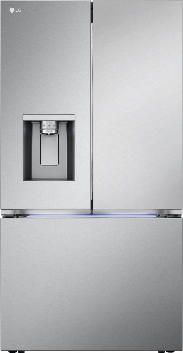 LG 36 in. 25.5 Cu. Ft. PrintProof™ Stainless Steel Counter Depth French ...