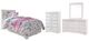 Signature Design by Ashley® Anarasia 4-Piece White Twin Sleigh Headboard Bedroom Set-0