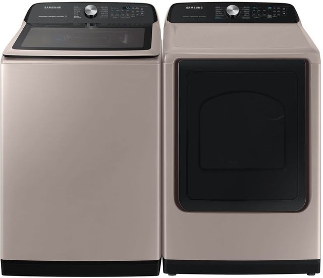 Samsung Champagne Laundry Pair-0