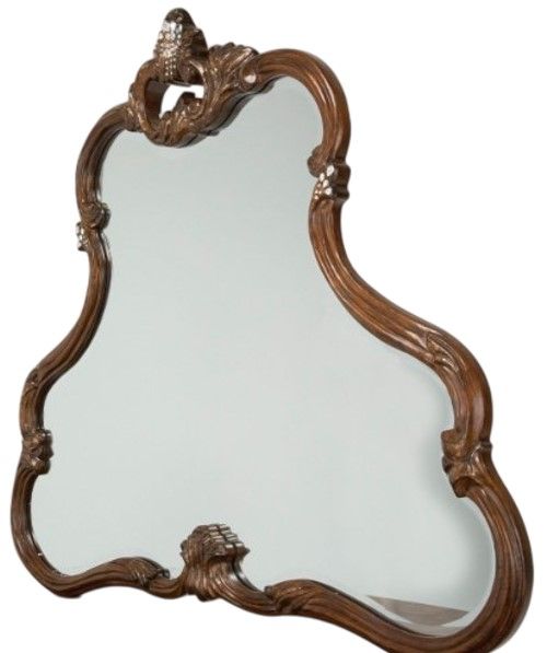 Michael Amini® Platine De Royale™ Light Espresso Dresser and Mirror-1