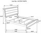 Coaster® Watson 5-Piece Gray Oak Full Bedroom Set-2