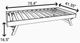 Kodiak Furniture Abaco Honey Twin Pop Up Trundle-1